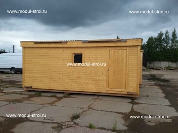 Фото деревянных бытовок 9