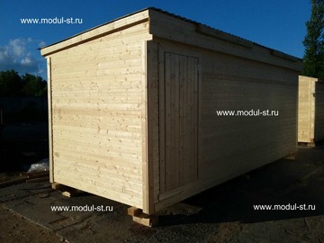 Фото деревянных бытовок 43